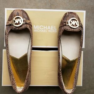 Michael Kors Snakeskin Flats